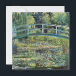 Invitación Claude Monet - Water Lily Pond y Puente Japanés<br><div class="desc">The Water Lily Pond and the Japanese Bridge / Le Bassin aux nympheas - Claude Monet,  1899</div>