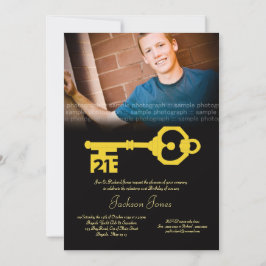 Invitación clave para la fiesta de cumpleaños núme