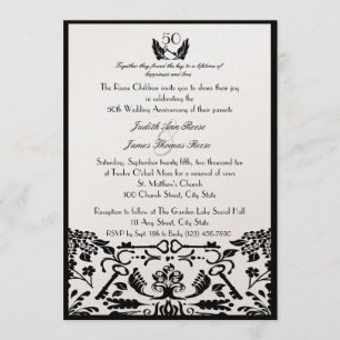 Invitación Clave para mi corazón/ 50 años