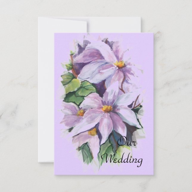 INVITACIÓN CLEMATIS (Anverso)