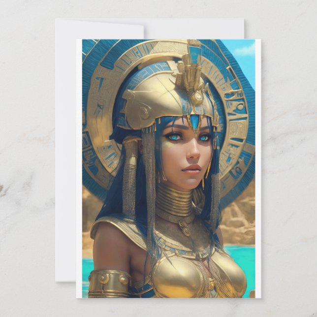Invitación Cleopatra magnífica (Anverso)