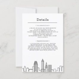 Invitación Cleveland Boda | Detalles del invitado