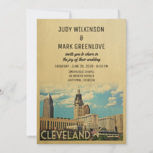 Invitación Cleveland Wedting Ohio
