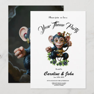 Invitación Clockwork Cavekeeper – El mono susurrante