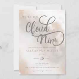 Invitación Cloud Baby Shower | Sexo Neutral
