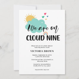 Invitación Cloud NIne Baby Shower Invitation