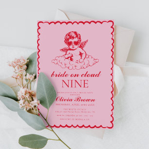 Invitación Cloud Nueve Retro Hand Drawed Bridal Shower