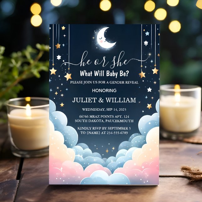 Invitación Cloud Twinkle Twinkle revelan género de estrella p (Subido por el creador)