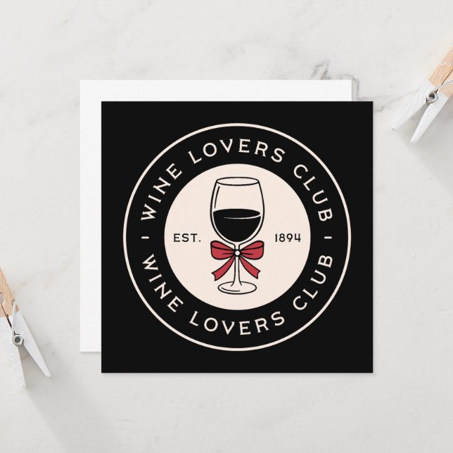 Invitación Club de amantes del vino (Anverso/Reverso In Situ)