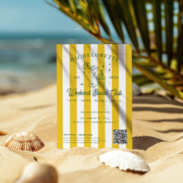 Invitación Club de cócteles de verano | Bachelorette Weekend