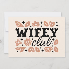 Invitación club de esposas vaquera esposa estética vaquera co