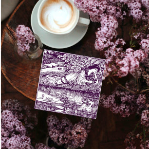 Invitación Club de lectura Art Nouveau para mujeres