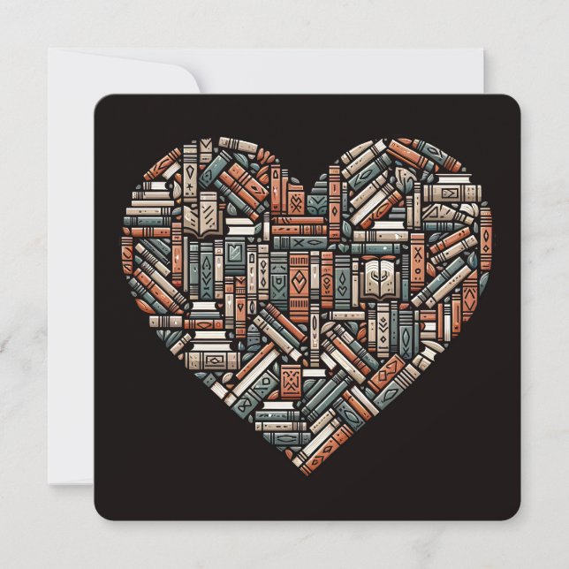 Invitación Club de libros de texto para personalizados (Anverso)