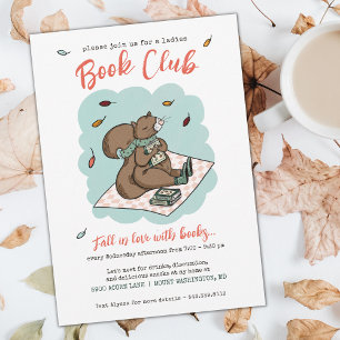 Invitación Club de libros para damas Cuate Fall