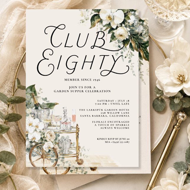 Invitación Club Eighty Gran Hotel cumpleaños 80 (Subido por el creador)