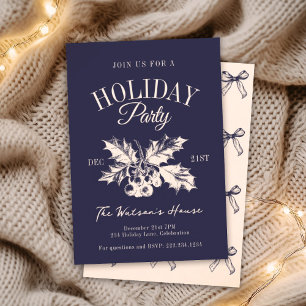 Invitación Club Social de Fiesta de Navidades Mistletoe