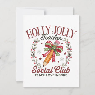 Invitación Club Social de Maestros Divertidos Enseñan Amor In