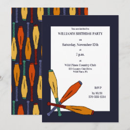 Invitación Clubes de contrabandistas Fiesta de cumpleaños