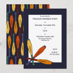 Invitación Clubes de contrabandistas Fiesta de cumpleaños