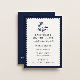 Invitación Coastal Bachelorette Party