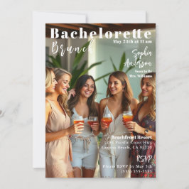 Invitación Cobertura de la revista Bachelorette Brunch