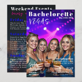 Invitación Cobertura de la revista Bachelorette Weekend