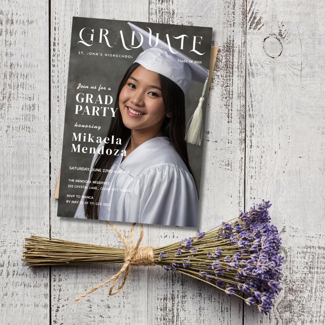 Invitación Cobertura moderna de la revista de graduados inspi (Subido por el creador)