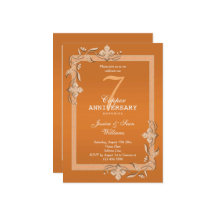 Cobre Gemas y Brillo 7º Aniversario de Bodas