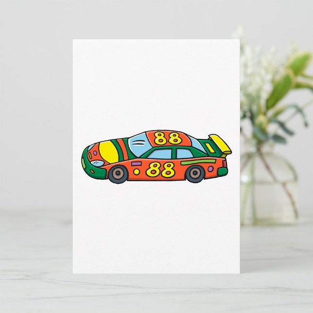 Invitación Coche de Carreras Número 88 (Subido por el creador)