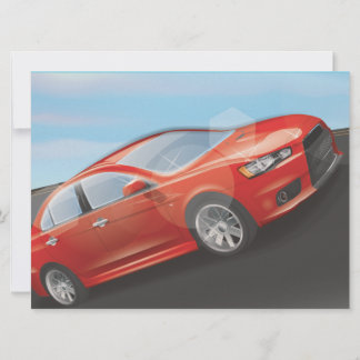 Invitación Coche deportivo