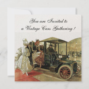 Invitación COCHES DE VENTAJA, RESTAURACIÓN AUTOMÁTICA Champag