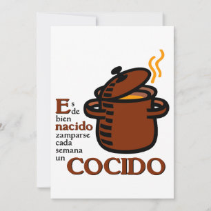 Invitación Cocido