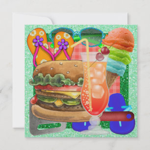 Invitación ¡Cocina - barbacoa! SRF