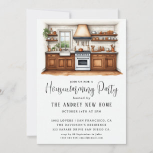 Invitación Cocina de campo acuática