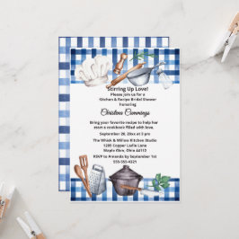 Invitación Cocina de un Pincel de Amor: Desayuno para Novia