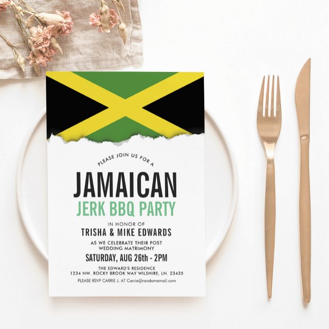 Invitación Cocina temática de Jamaica| Marca de Fiesta Invita (Subido por el creador)
