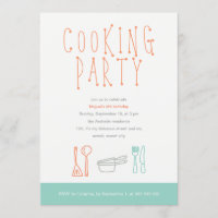 Cocinar el Doodle 6to de los utensilios de la