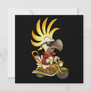 Invitación Cockatoo Biker - SRF