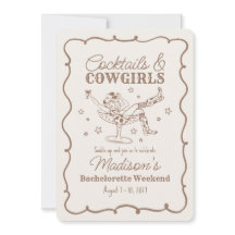 Cocktail Beige y Cowgirls Nash Bash Bachelorette