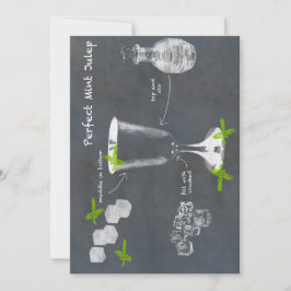 Invitación Cocktail de Mint Julep