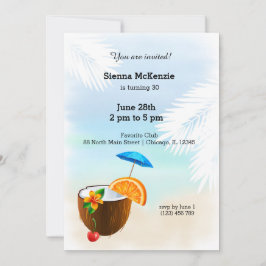 Invitación Cocktail de verano