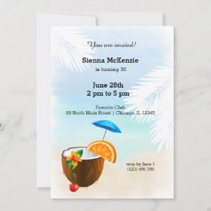 Invitación Cocktail de verano