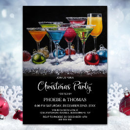 Invitación Cocktails Christmas Party