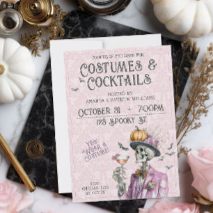 Invitación Cocktails de vestuario de vapor para adultos Hallo