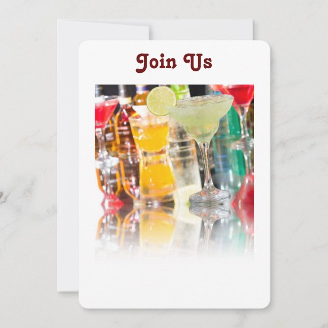 INVITACIÓN "COCKTAILS GALORE" (Anverso)