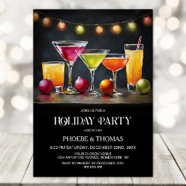 Invitación Cocktails Holiday Party