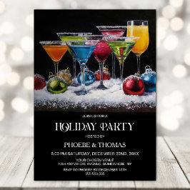 Invitación Cocktails Holiday Party