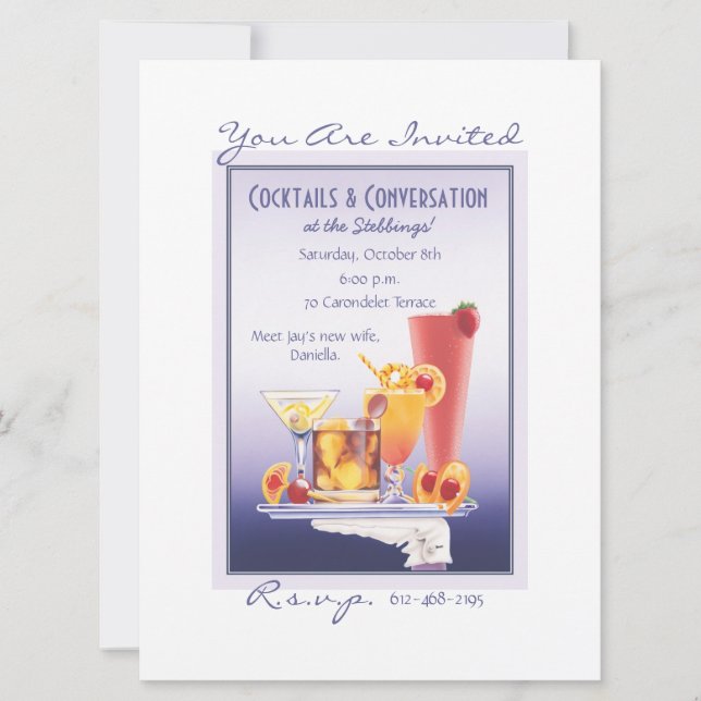 Invitación Cóctel © (Anverso)