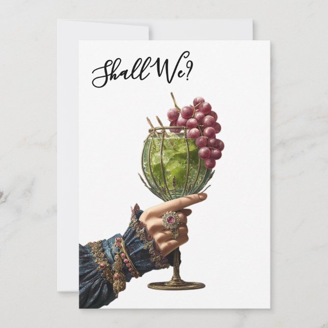 Invitación *~* Cóctel A101 FOTO 25 Ornado  DESPEDIDA DE SOLTE (Anverso)