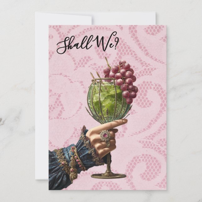 Invitación *~* Cóctel A101 Ornate  FOTO  25   DESPEDIDA DE SO (Anverso)